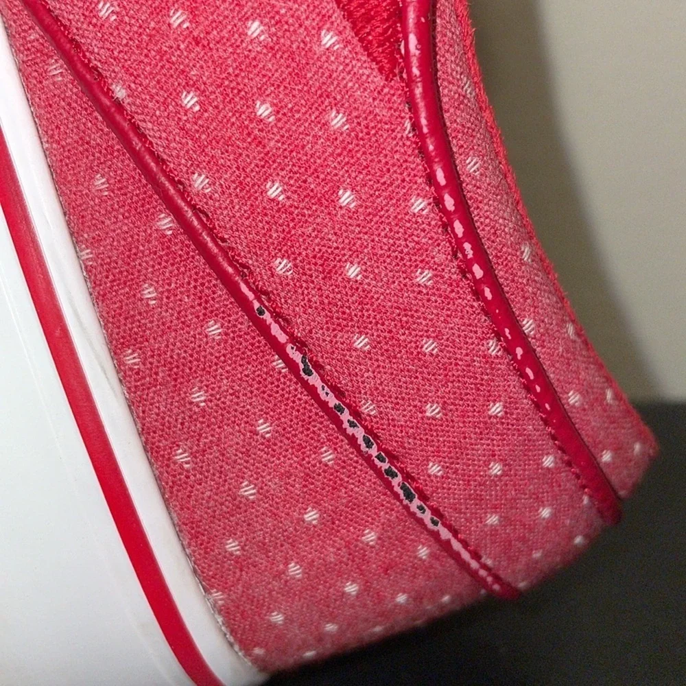 Nike Zoom Stefan Janoski Canvas Red Polka Dot Shoes Size 10. ‎ 2014